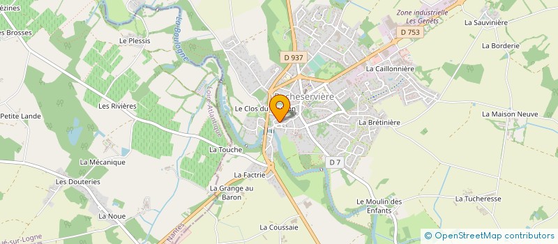 localisation de l'entreprise MADAME SEVERINE LEMORE à ROCHESERVIERE