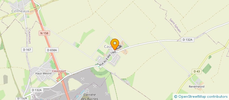 localisation de l'entreprise MADAME SEVERINE LEPETIT  CAUVICOURT