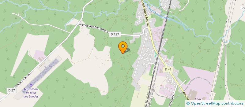 localisation de l'entreprise MADAME SEVERINE LEROUGE  RION-DES-LANDES