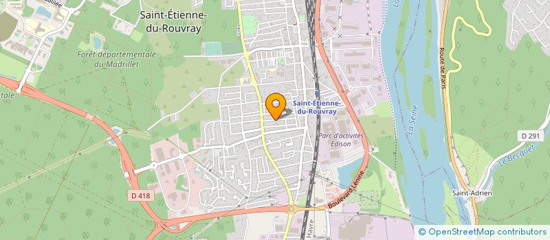 localisation de l'entreprise MADAME SEVERINE LEROUX à SAINT-ETIENNE-DU-ROUVRAY