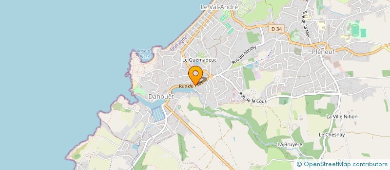 localisation de l'entreprise MADAME SEVERINE LESAGE  PLENEUF-VAL-ANDRE