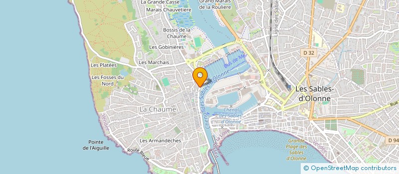 localisation de l'entreprise MADAME SEVERINE LEVIEUX à LES SABLES D'OLONNE