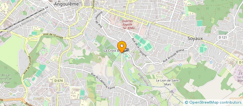 localisation de l'entreprise MADAME SEVERINE LEYSSENNE à ANGOULEME