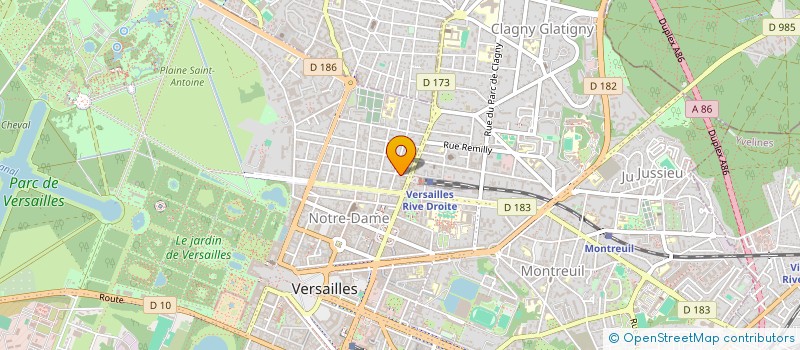localisation de l'entreprise MADAME SEVERINE LHOSTE à VERSAILLES