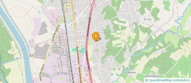 localisation de l'entreprise MADAME SEVERINE LICITRA  SALAISE-SUR-SANNE