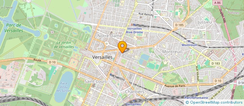localisation de l'entreprise MADAME SEVERINE LIEGEOIS à VERSAILLES