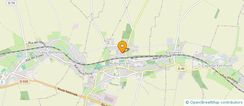 localisation de l'entreprise MADAME SEVERINE LINDIO  AUBIGNY-EN-ARTOIS