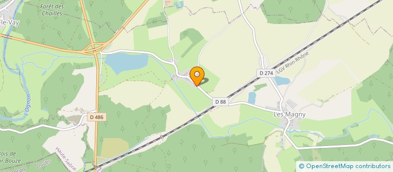 localisation de l'entreprise MADAME SEVERINE LOISEY  LES MAGNY