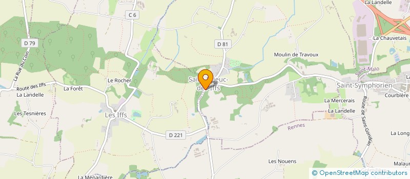 localisation de l'entreprise MADAME SEVERINE LORANT  SAINT-BRIEUC-DES-IFFS