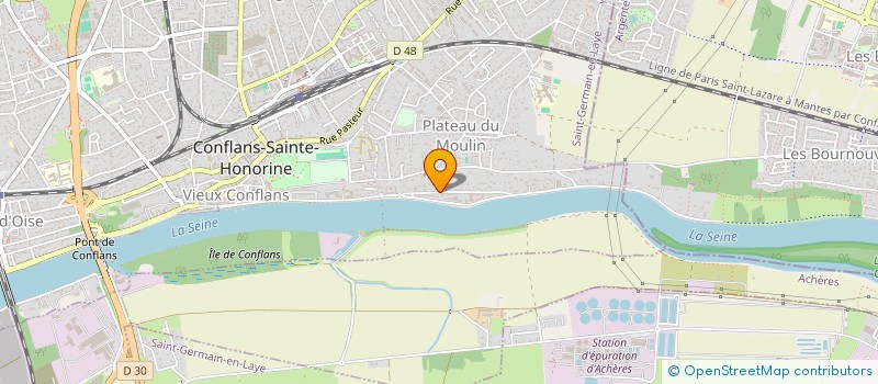 localisation de l'entreprise MADAME SEVERINE LORENTZ  CONFLANS-SAINTE-HONORINE