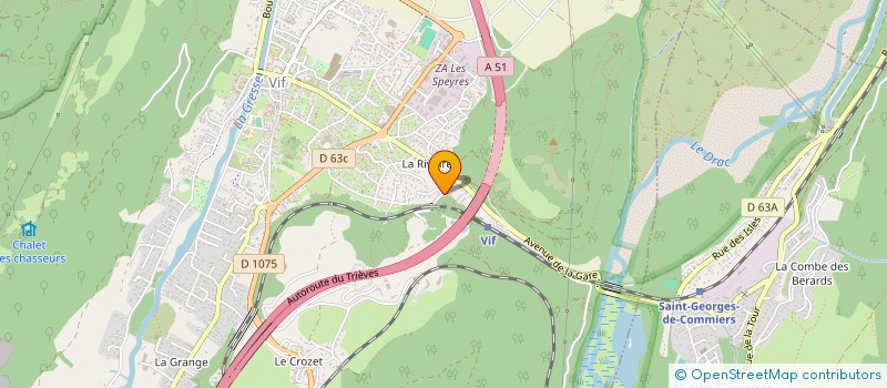 localisation de l'entreprise MADAME SEVERINE LOUIS à VIF
