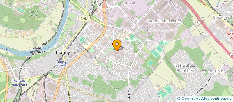 localisation de l'entreprise MADAME SEVERINE LOUIS  ERAGNY