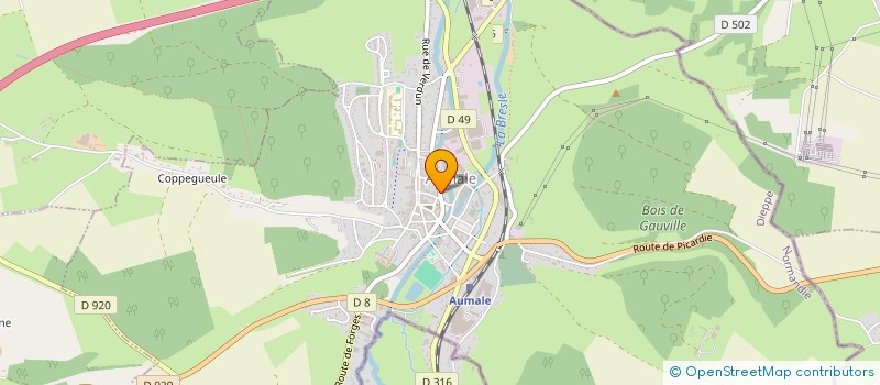 localisation de l'entreprise MADAME SEVERINE LOYE  AUMALE