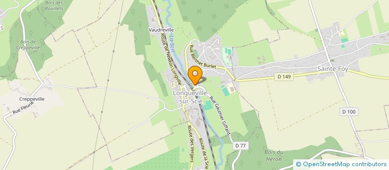 localisation de l'entreprise MADAME SEVERINE LUCE  LONGUEVILLE-SUR-SCIE