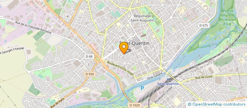 localisation de l'entreprise MADAME SEVERINE LUGAN à SAINT-QUENTIN
