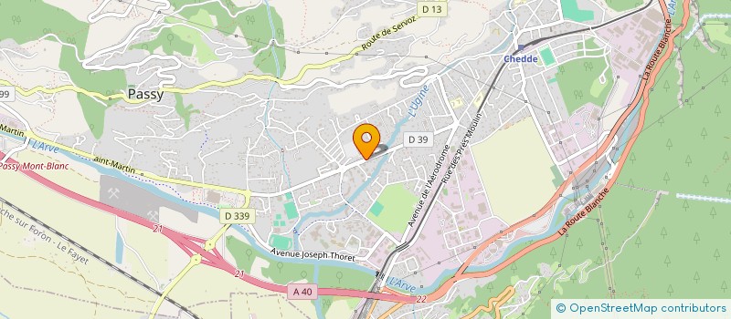 localisation de l'entreprise MADAME SEVERINE MACE  PASSY