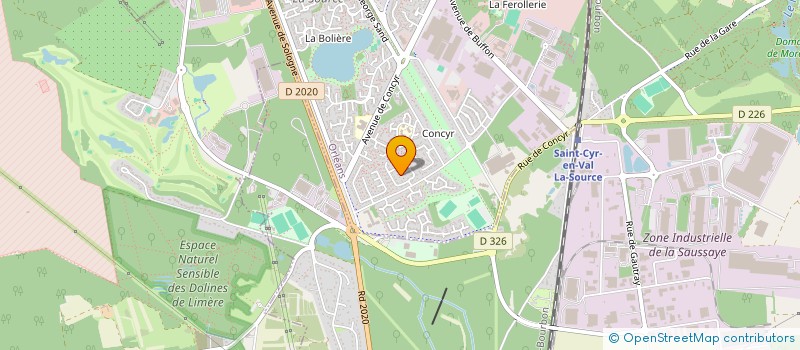 localisation de l'entreprise MADAME SEVERINE MACHARD  ORLEANS