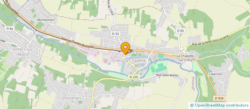 localisation de l'entreprise MADAME SEVERINE MADELENAT  CRECY-LA-CHAPELLE