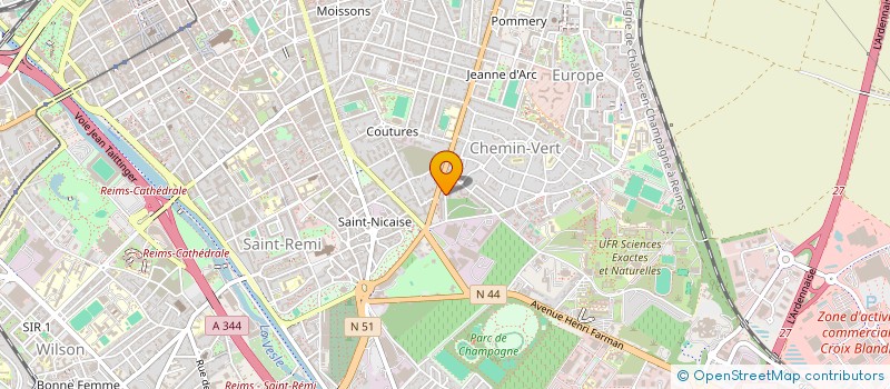 localisation de l'entreprise MADAME SEVERINE MAGIERA  REIMS
