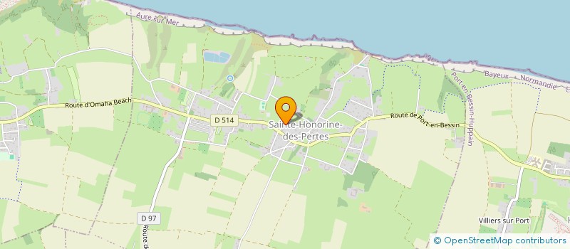 localisation de l'entreprise MADAME SEVERINE MAGNIER  AURE SUR MER