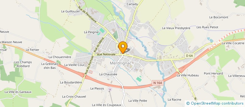 localisation de l'entreprise MADAME SEVERINE MAILLARD à MERDRIGNAC