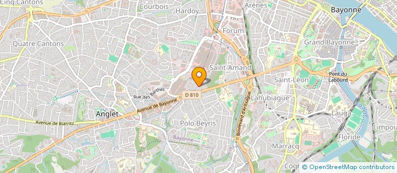 localisation de l'entreprise MADAME SEVERINE MAISONNAVE  BAYONNE