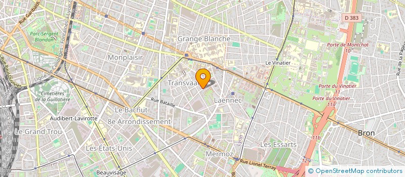 localisation de l'entreprise MADAME SEVERINE MANEN  LYON