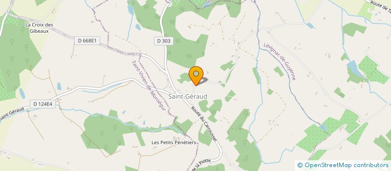 localisation de l'entreprise MADAME SEVERINE MANET  SAINT-GERAUD