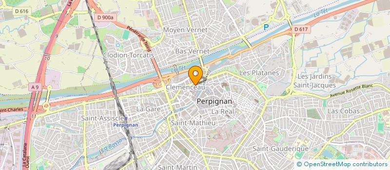 localisation de l'entreprise MADAME SEVERINE MANZINO à PERPIGNAN