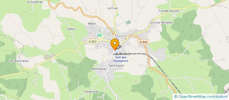 localisation de l'entreprise MADAME SEVERINE MARCHAND  MARTEL