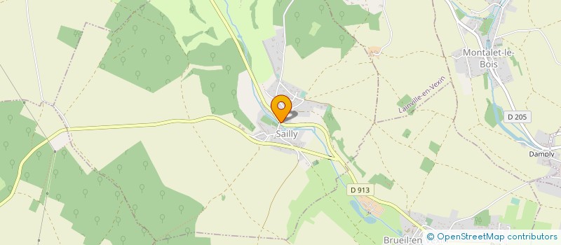 localisation de l'entreprise MADAME SEVERINE MARCILLAC  SAILLY