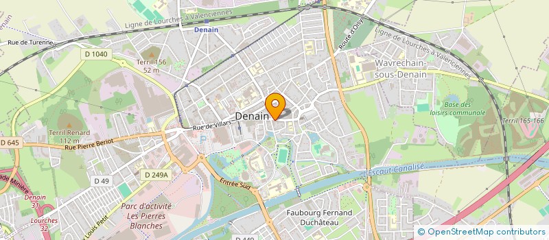 localisation de l'entreprise MADAME SEVERINE MARIAGE  DENAIN