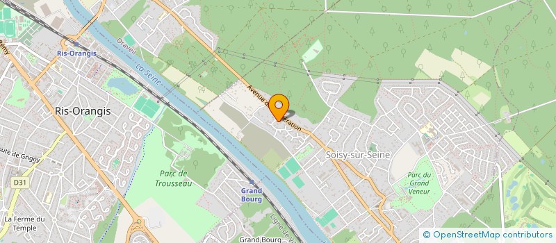 localisation de l'entreprise MADAME SEVERINE MARIN à SOISY-SUR-SEINE