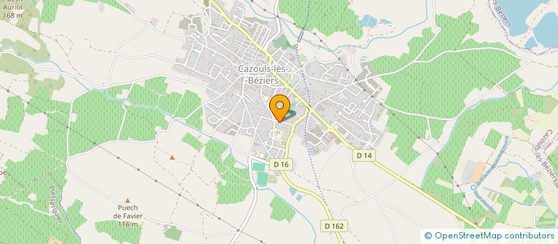 localisation de l'entreprise MADAME SEVERINE MARLIAC  CAZOULS-LES-BEZIERS