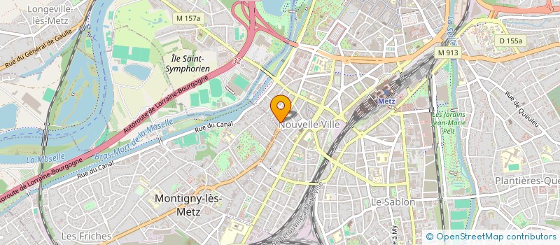 localisation de l'entreprise MADAME SEVERINE MARQUE  METZ