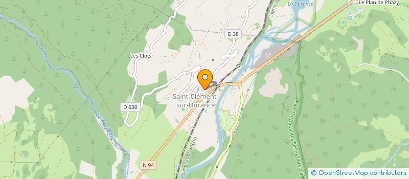 localisation de l'entreprise MADAME SEVERINE MARTIN à SAINT-CLEMENT-SUR-DURANCE