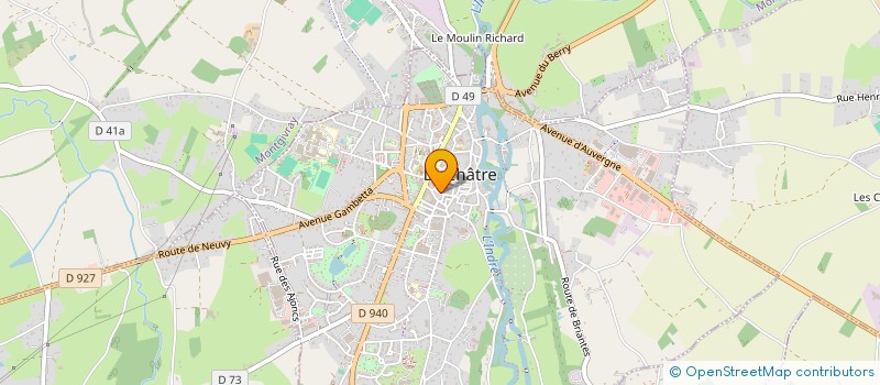 localisation de l'entreprise MADAME SEVERINE MARTIN à LA CHATRE