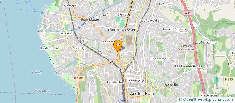 localisation de l'entreprise MADAME SEVERINE MARTIN à AIX-LES-BAINS