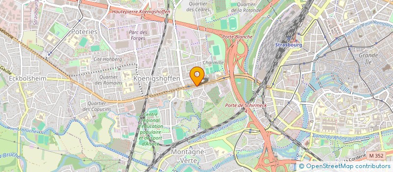 localisation de l'entreprise MADAME SEVERINE MARTINEZ à STRASBOURG