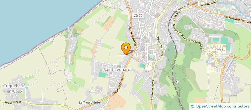 localisation de l'entreprise MADAME SEVERINE MARTOT  SAINT-LEONARD