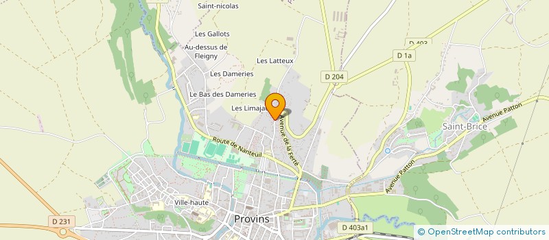 localisation de l'entreprise MADAME SEVERINE MARY  PROVINS