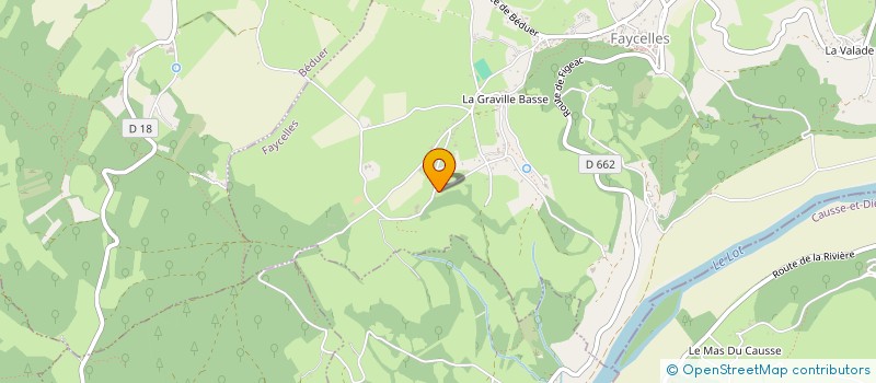 localisation de l'entreprise MADAME SEVERINE MASBOU  FAYCELLES