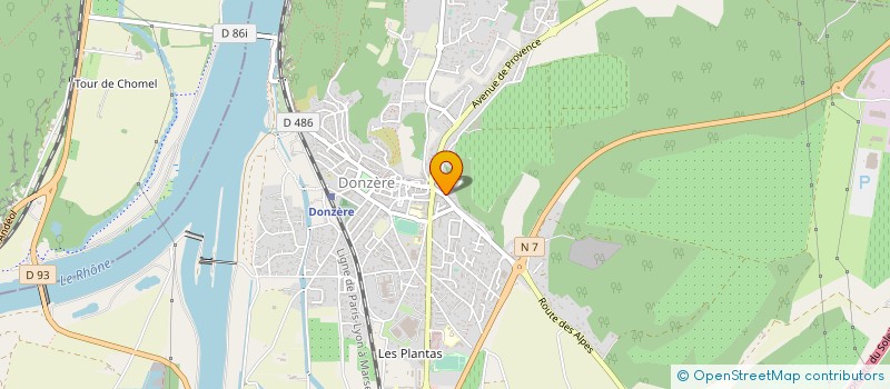 localisation de l'entreprise MADAME SEVERINE MASSON  DONZERE