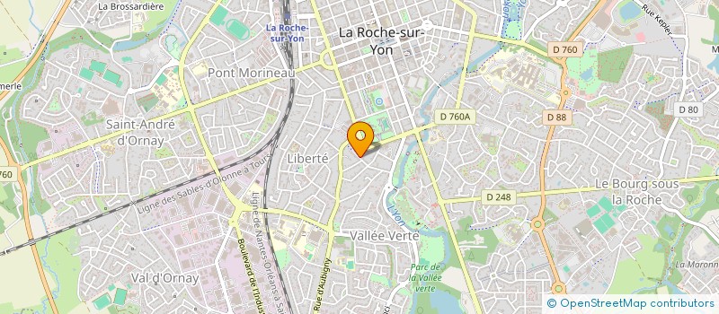 localisation de l'entreprise MADAME SEVERINE MAUPAS à LA ROCHE-SUR-YON