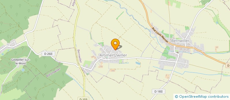 localisation de l'entreprise MADAME SEVERINE MAURER  BERNWILLER