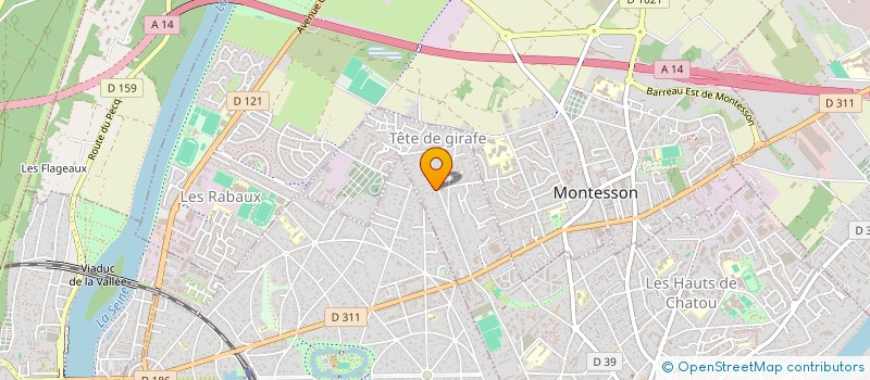 localisation de l'entreprise MADAME SEVERINE MAZE  CHATOU