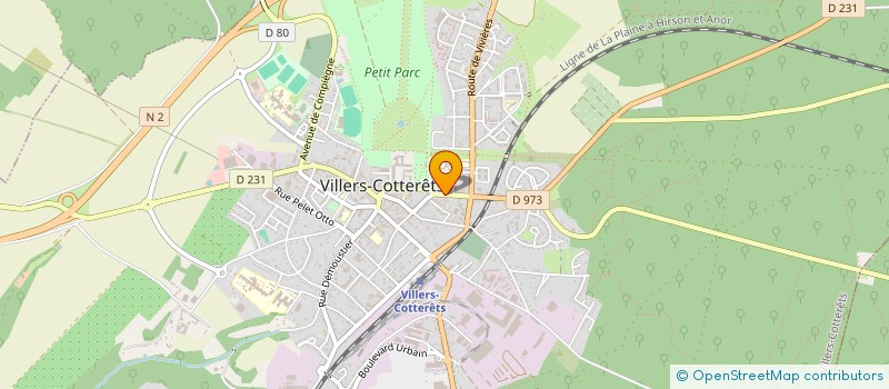 localisation de l'entreprise MADAME SEVERINE MECQINION à VILLERS-COTTERETS