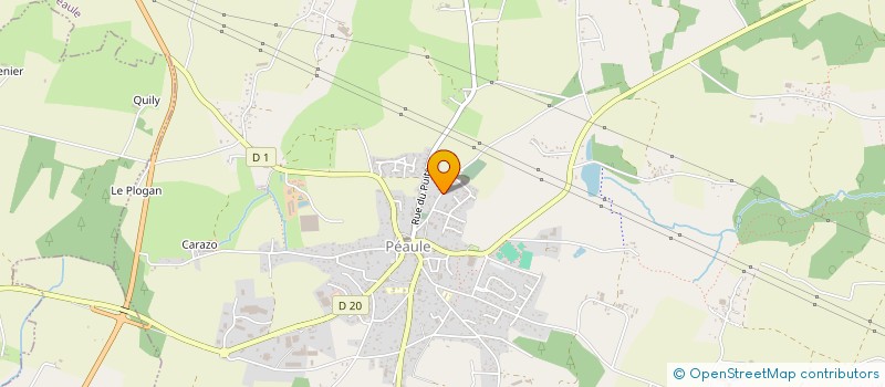 localisation de l'entreprise MADAME SEVERINE MENIELLE  PEAULE