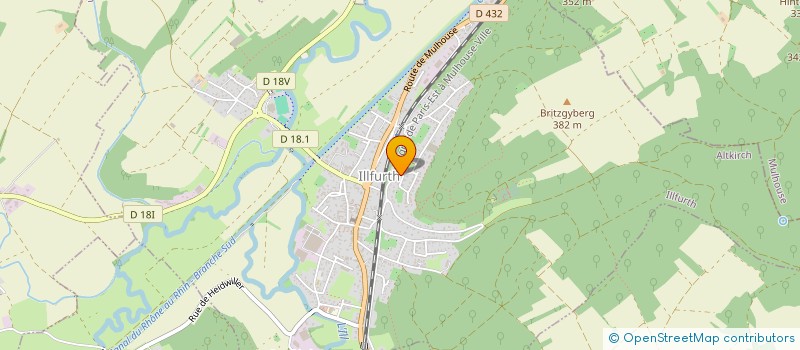 localisation de l'entreprise MADAME SEVERINE MENY  ILLFURTH