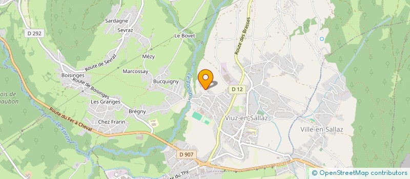 localisation de l'entreprise MADAME SEVERINE MERLE  VIUZ-EN-SALLAZ